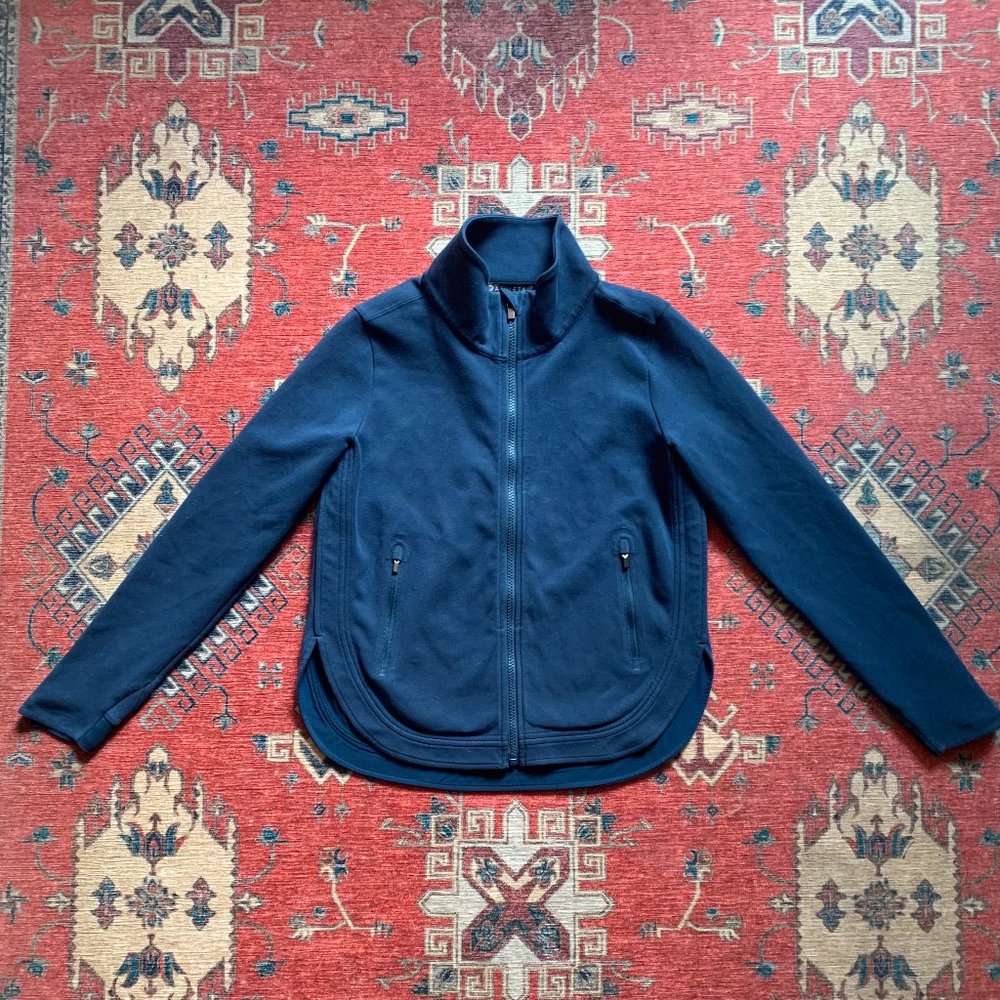 Athleta Dark Teal Blue Jacket Size XS